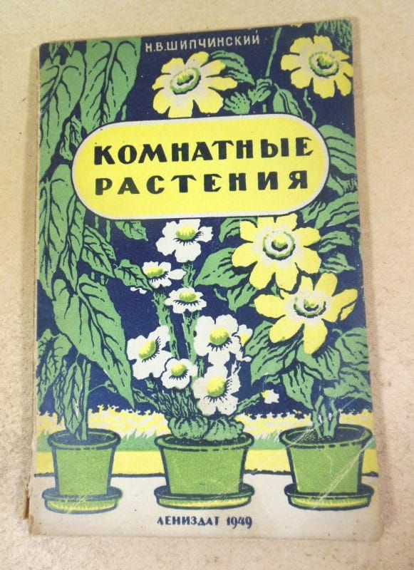 Н.В. Шипчинский. Комнатные растения. 1949 - фото фото фото 0
