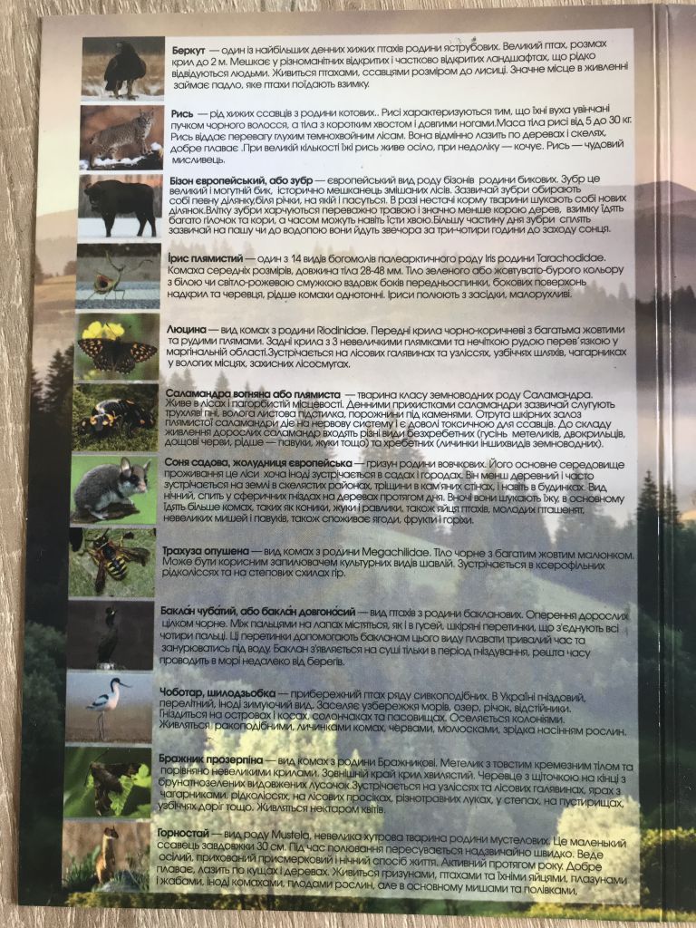 Червона Книга України АЛЬБОМ - фото фото фото 5