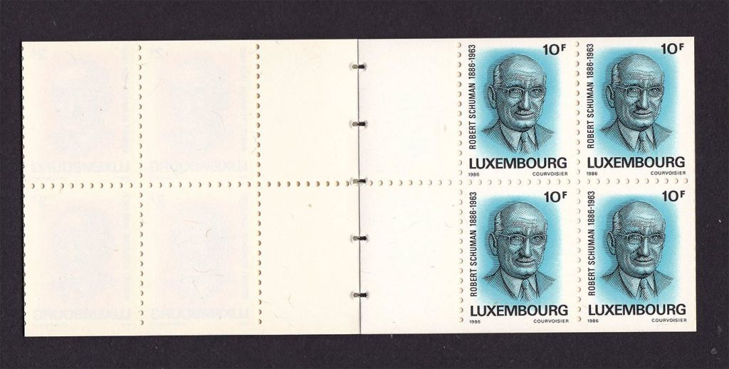 ZM  Люксембург  1986 г MNH  - буклет  - 4 скана - фото фото фото 3