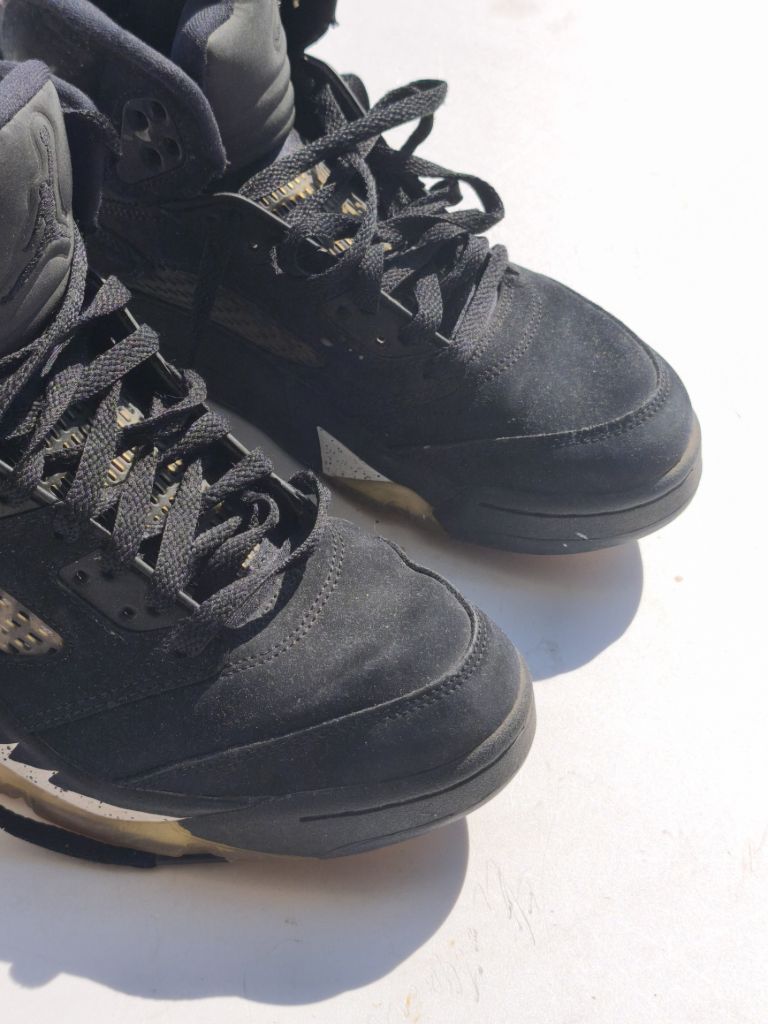 * Paris Saint-Germain x Air Jordan 5 Retro Black * Кросівки кроссовки - фото фото фото 3