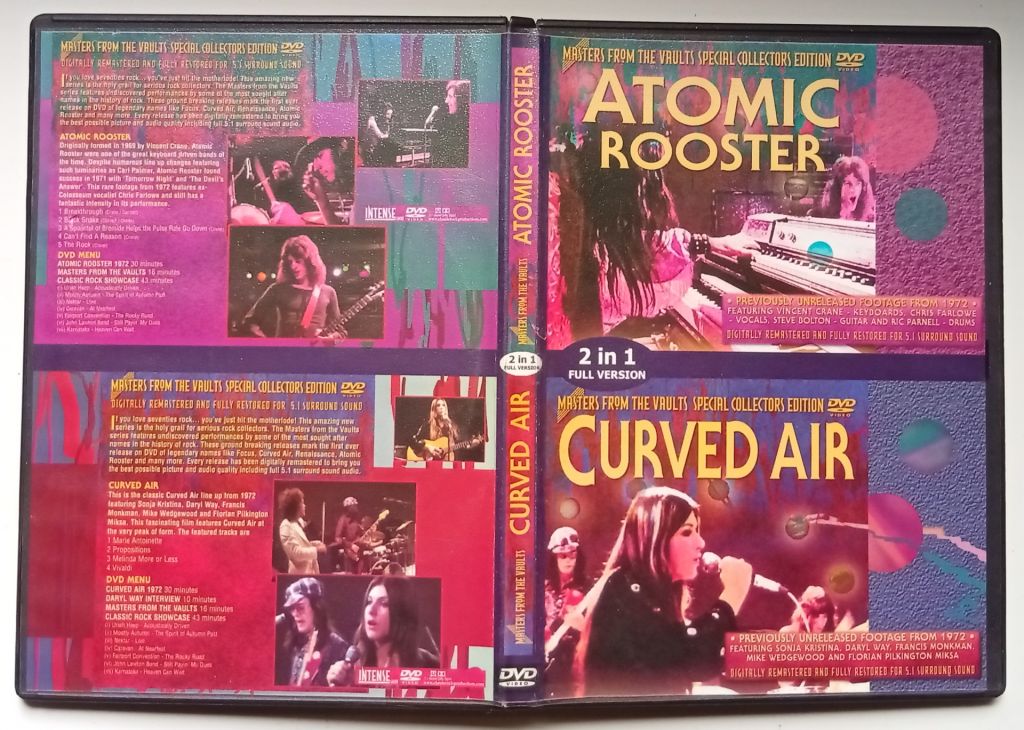DVD Atomic Rooster + Curved Air - фото фото фото 0