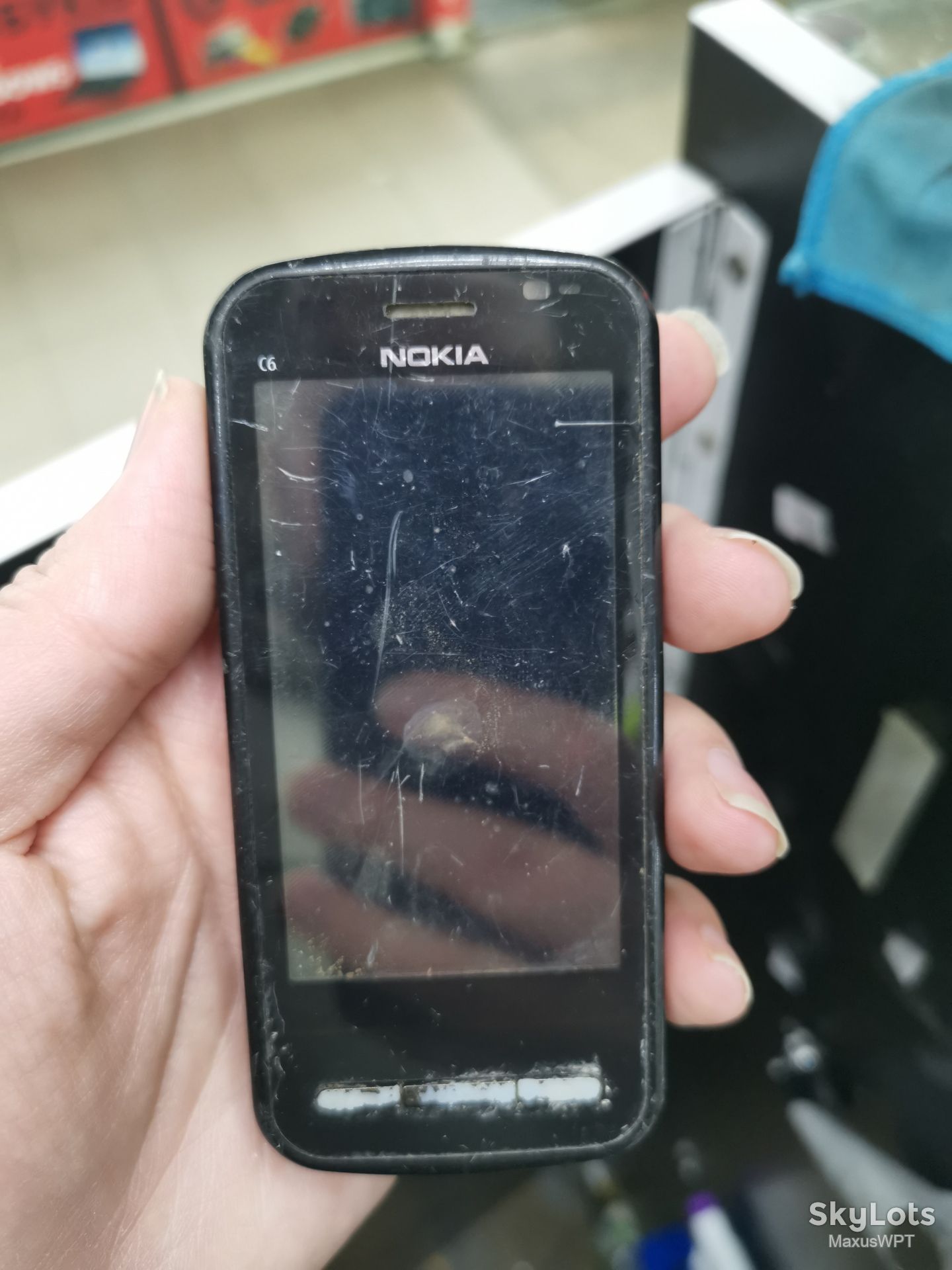 #905 sklad Nokia C6 black sklad - фото фото фото 0