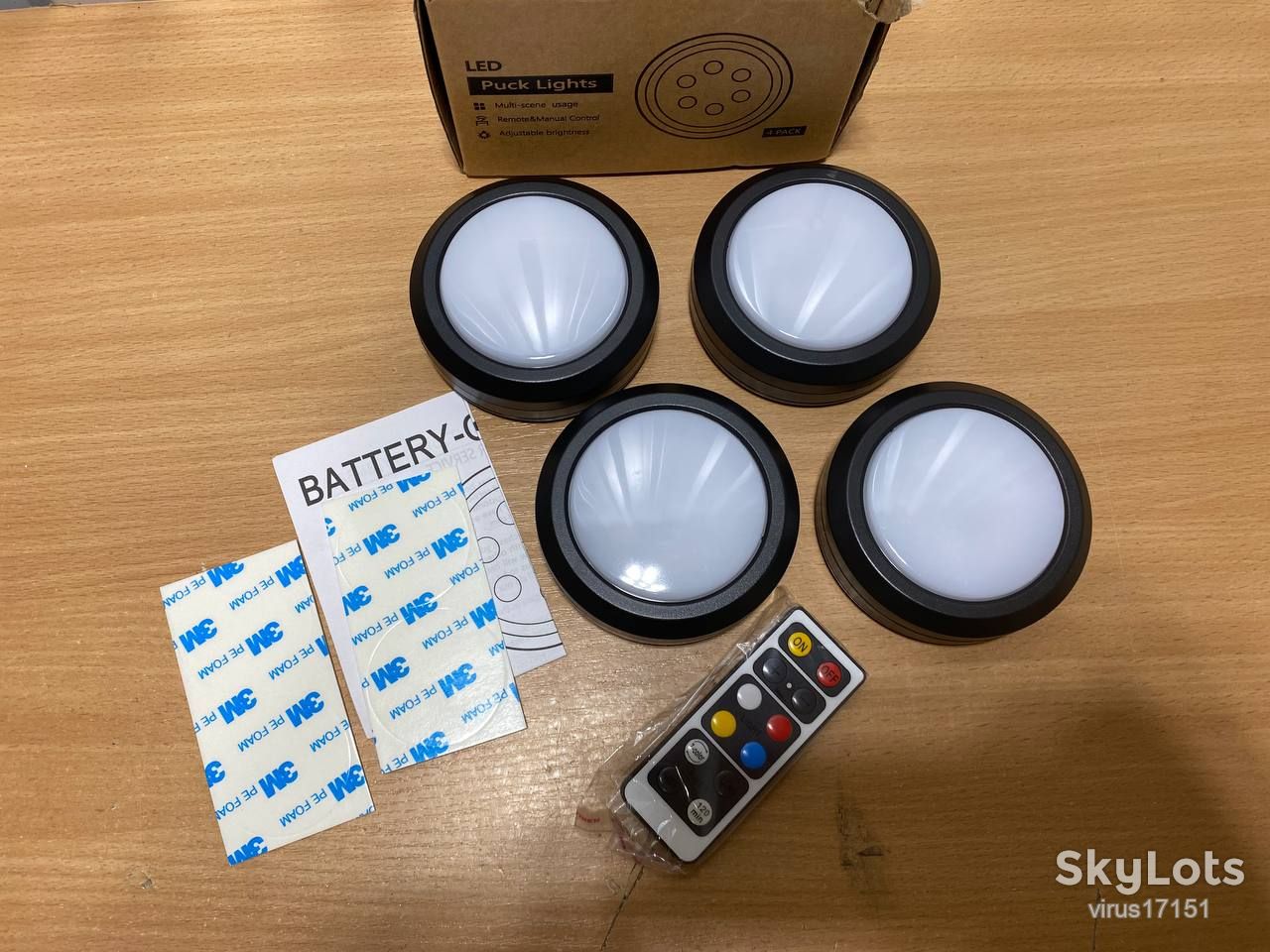 Набір LED-світильників з дистанційним керуванням - фото фото фото 1