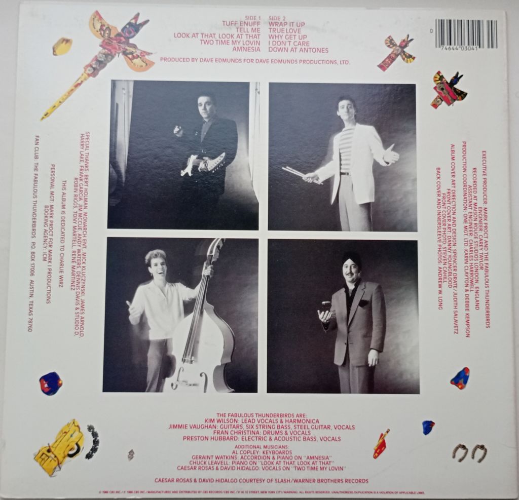 THE FABULOUS THUNDERBIRDS Tuff Enuff LP EX+ - фото фото фото 1