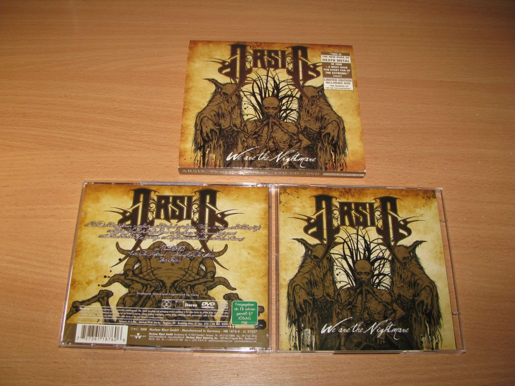 ARSIS - We Are The Nightmare  (2008 Nuclear Blast CD/DVD) - фото фото фото 0