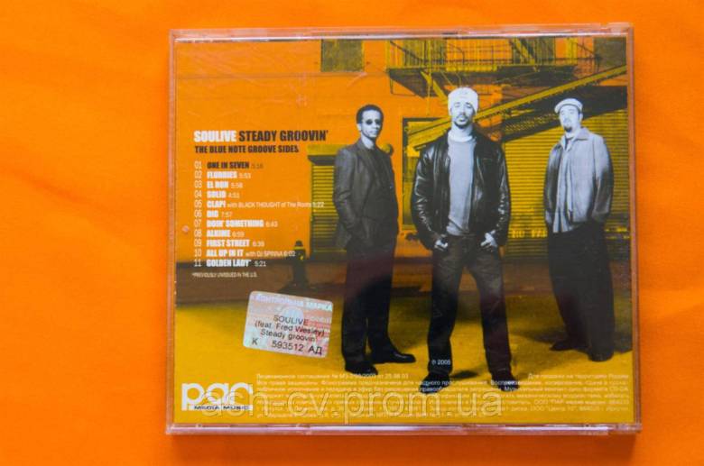 Музичний диск CD. SOULIVE - Steady groovin - фото фото фото 2