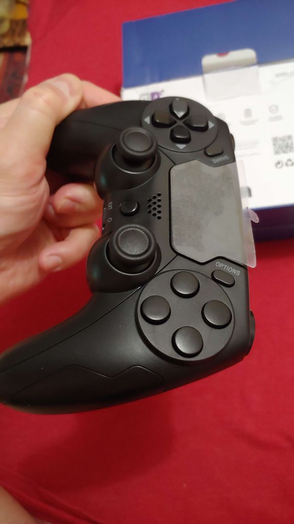 Геймпад Dualshock4 PS4, PS3, PC, iOS, Android Беспроводной Bluetooth Gaminja P48 Black Новый - фото фото фото 2