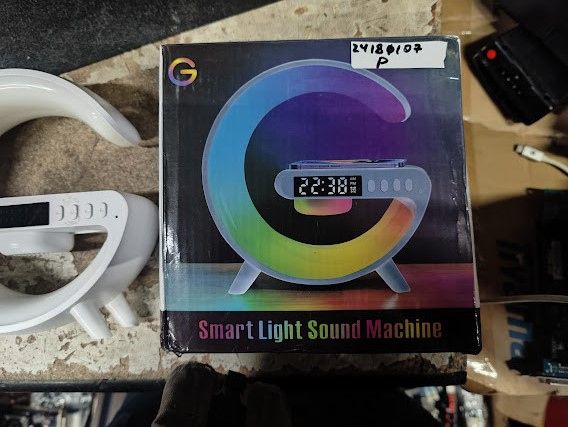 Беспроводная зарядная станция подставка для телефона G-Smart Light Sound Machine № 24181107 - фото фото фото 2