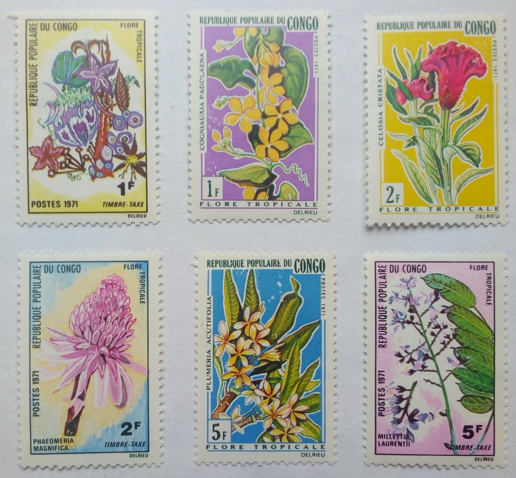 Конго 1971 Флора, MNH  (КЦ=6 евро) - фото фото фото 0