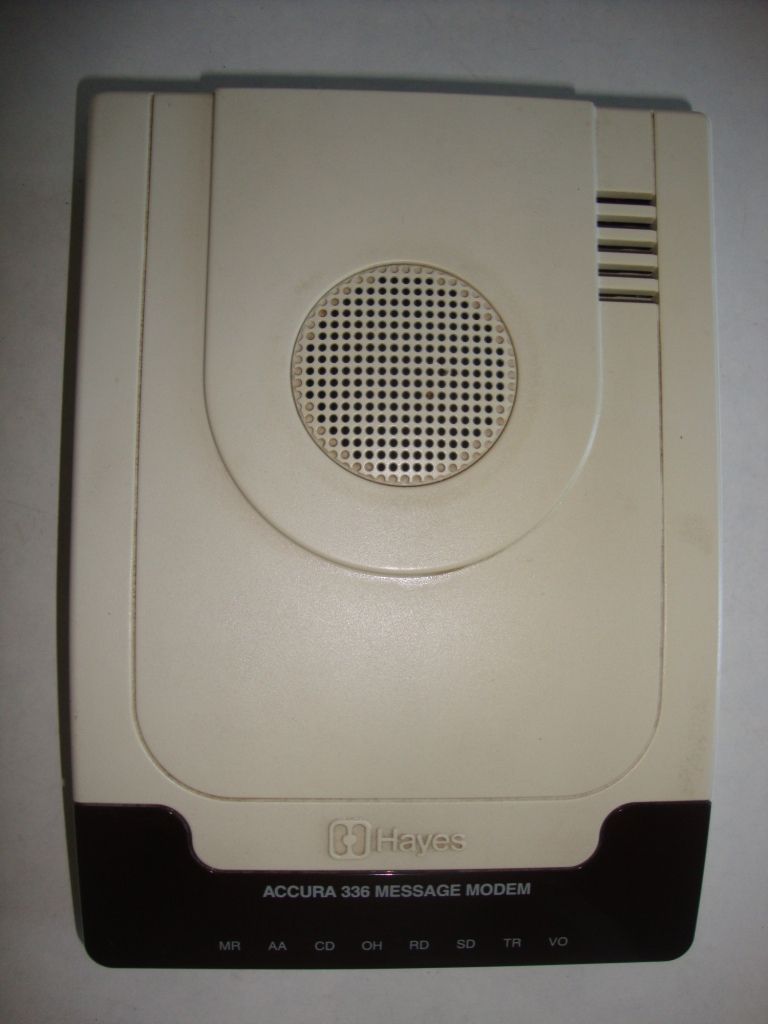 Hayes 5312HK External Accura 336/56K Fax Modem w/ Adapter - фото фото фото 5