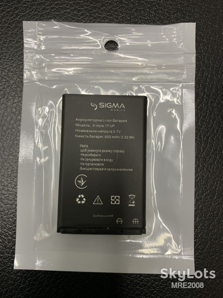 SALE АКБ Sigma X-style 17 Up 800 mAh AAAA - фото фото фото 0