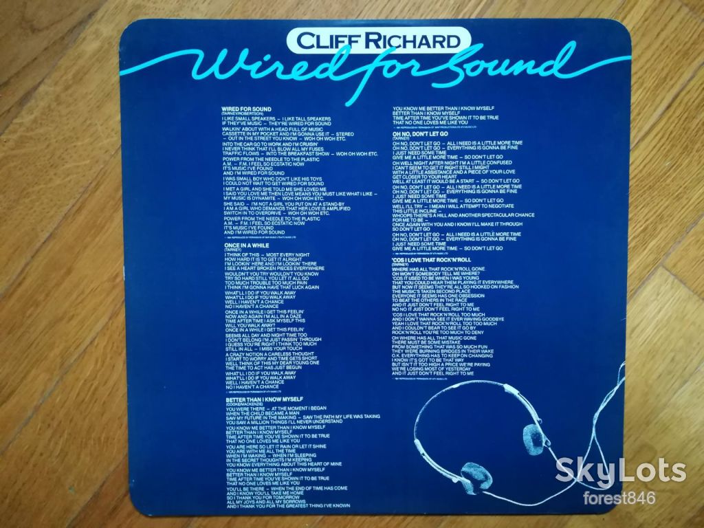Cliff Richard-Wired for sound-Ex.+, Англия - фото фото фото 1