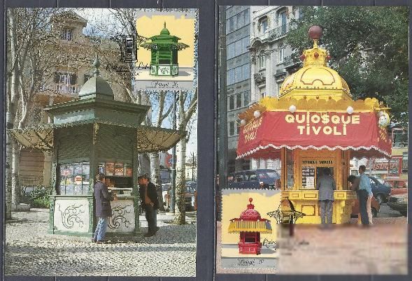 Португалия 1985 архитектура киоски 4м.4КМ - фото фото фото 0