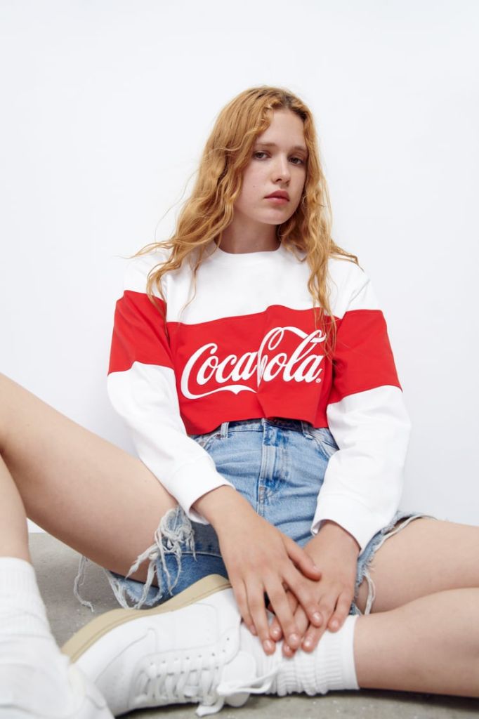 Укороченная футболка Zara. - фото фото фото 0