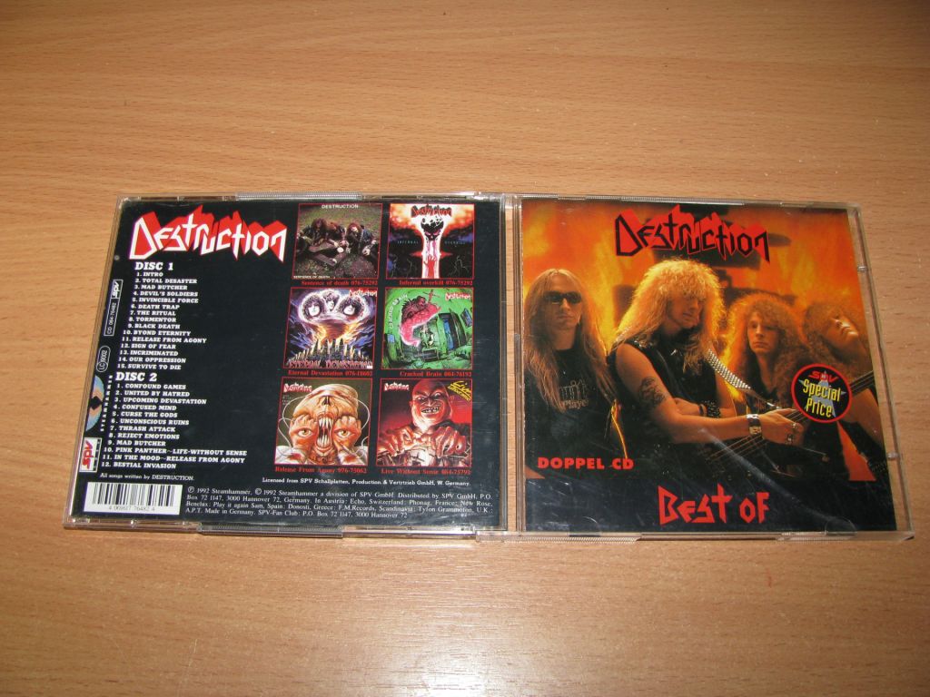 DESTRUCTION - Best Of  (1992 Steamhammer 2CD) - фото фото фото 0