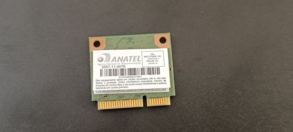 Wi-fi+BT модуль HalfSize Mini PCIE Realtek RTL8723AE Aw-nb114h 802.11 b,g,n 150Mbps - фото фото фото 1