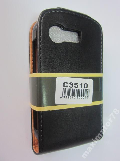 ЧЕХОЛ-КНИЖКА CASE SAMSUNG C3510 ЧЕРНЫЙ МАТ - фото фото фото 1