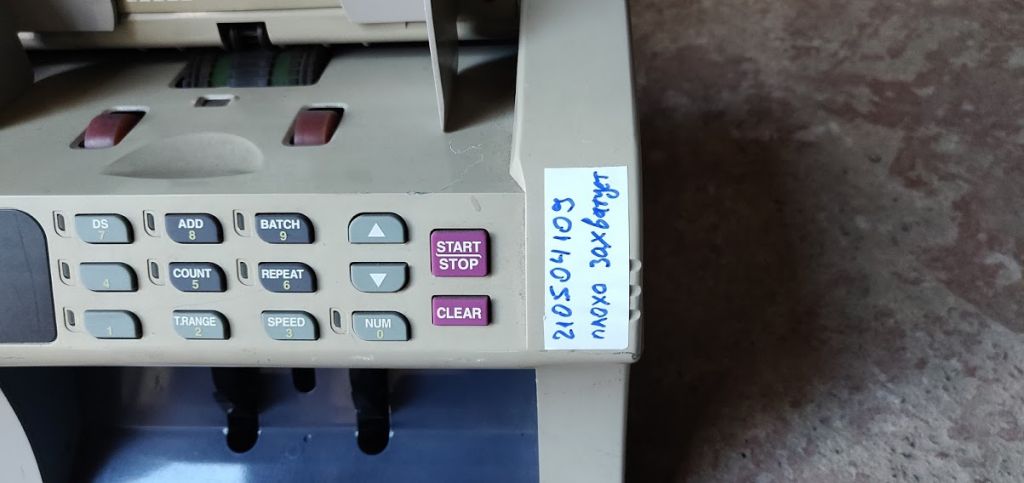 Счетчик банкнот Billcon N-120 № 210504109 - фото фото фото 1