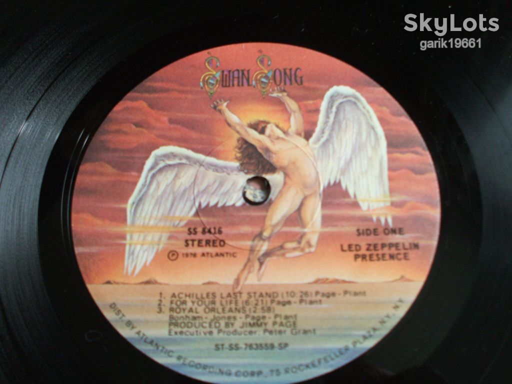 Led Zeppelin ‎– Presence    (Swan Song ‎– SS 8416, US) NM-/EX+ - фото фото фото 3
