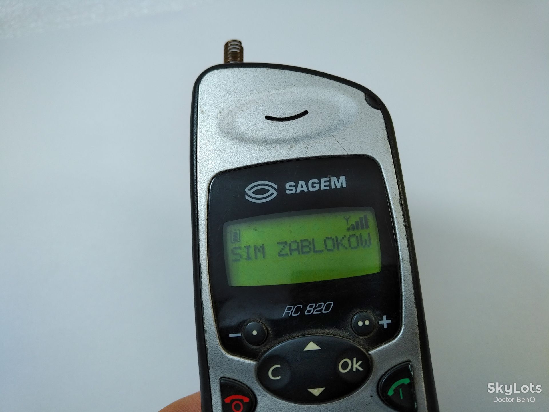 Ретро телефон 1998г Sagem RC820 - фото фото фото 4