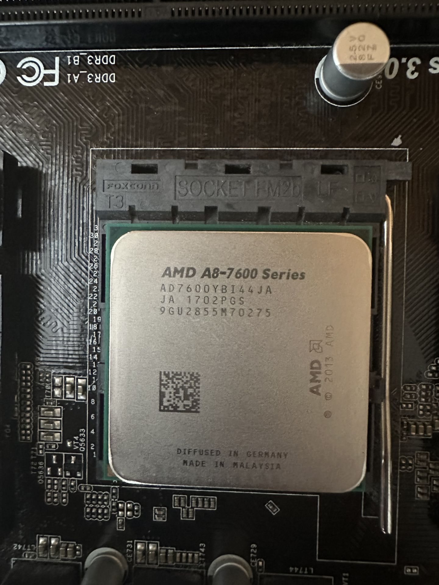 Материнська плата ASRock FM2A68M-DG3+   (sFM2/FM2+ +  Процесор AMD A8 7600 - фото фото фото 3