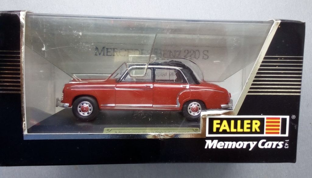 Mercedes-Benz 220 S  (Ponton) Faller Memory Cars 1:43 - фото фото фото 0