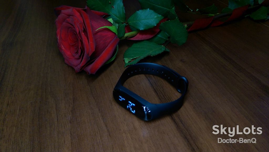 Спортивный браслет Mi Band Led часы  (Black) - фото фото фото 0