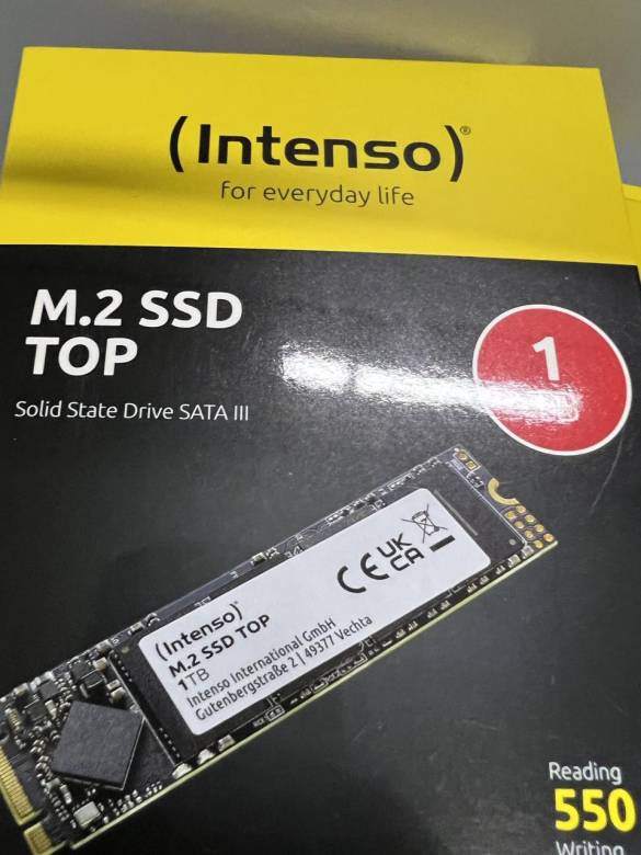 SSD накопитель Intenso TOP 1TB M.2 SATAIII TLC (3832460) Новый! - фото фото фото 0