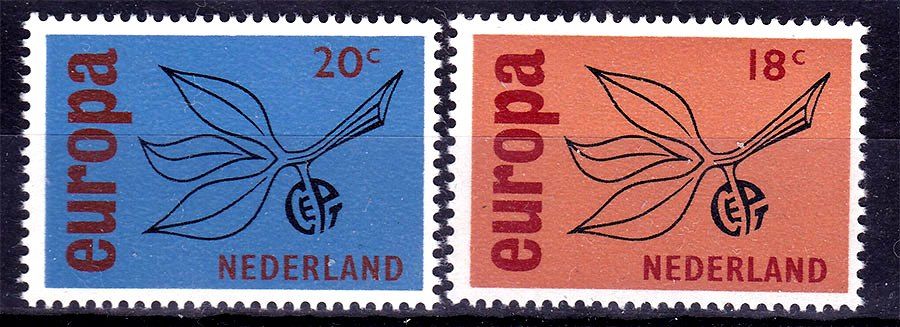 Нидерланды  1965 г MNH -  EUROPA CEPT - - фото фото фото 0