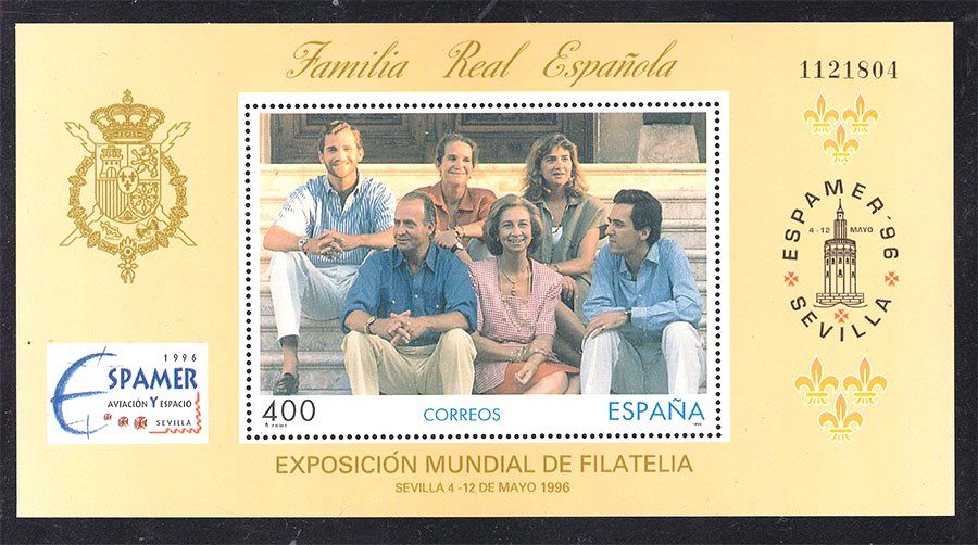EU  Испания  1996 г MNH  - личности - фото фото фото 0
