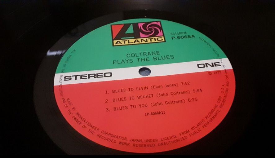 Платівка  John Coltrane ‎– Coltrane Plays The Blues. - фото фото фото 2