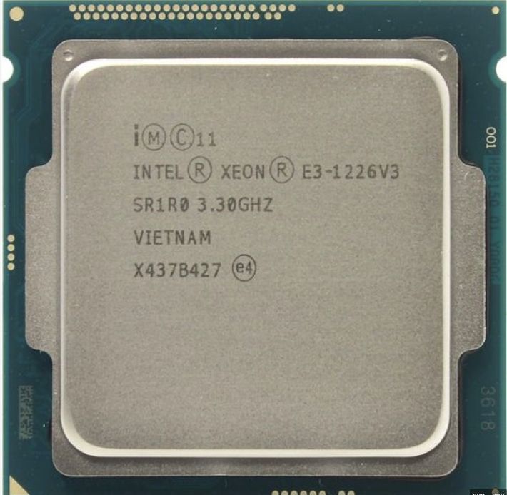 Процессор Intel Xeon E3-1226V3     (аналог Core i5-4590) сокет 1150 - фото фото фото 0