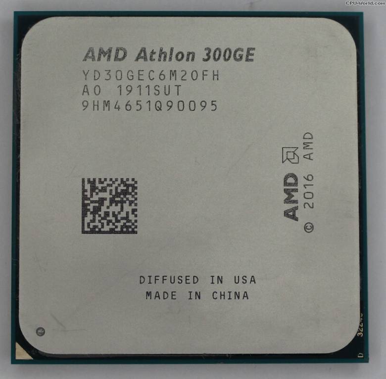 Процесор AMD Athlon 300GE 3.4 GHz AM4, 35W Б/В - фото фото фото 0