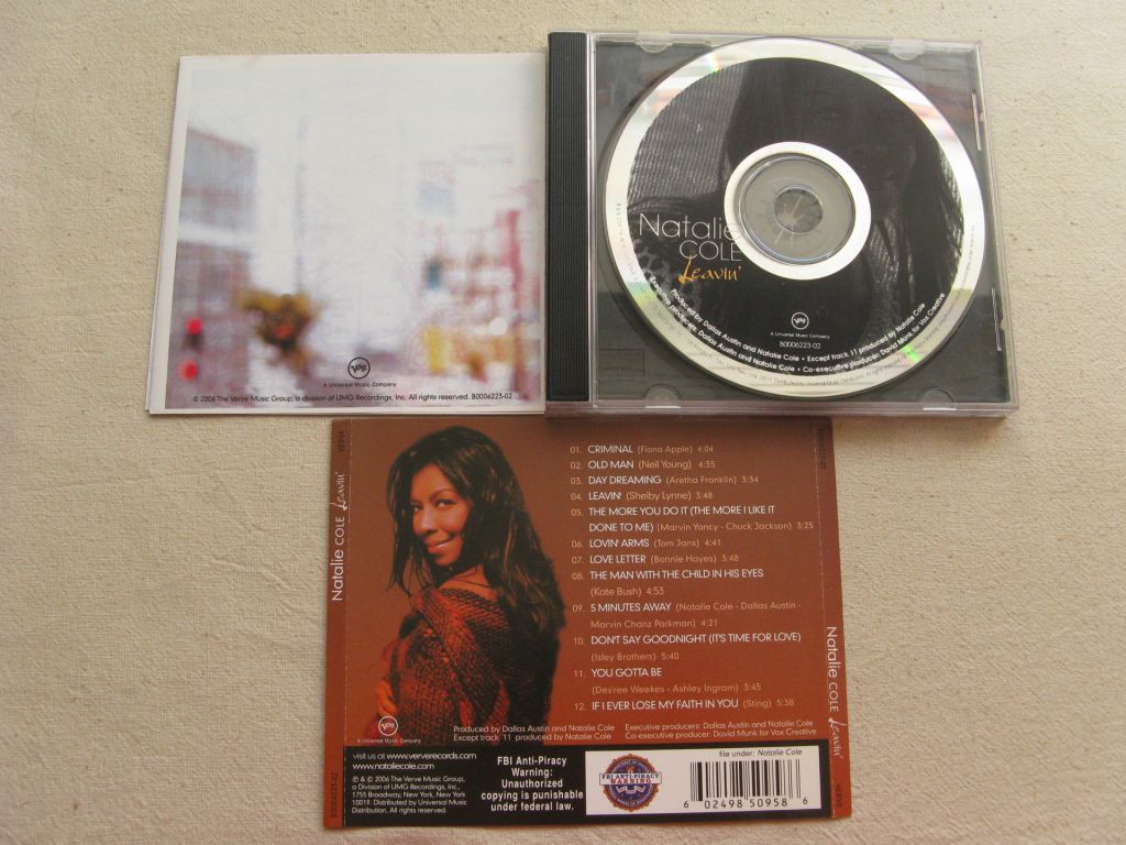 CD Джаз. Natalie Cole. Leavin'. 2006. - фото фото фото 2
