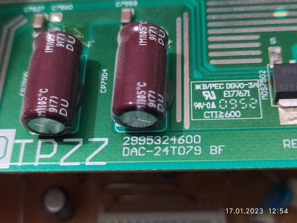 Плата 2995324600 DAC-24T079 BF від телевізора Sharp LC-32DH510E - фото фото фото 2