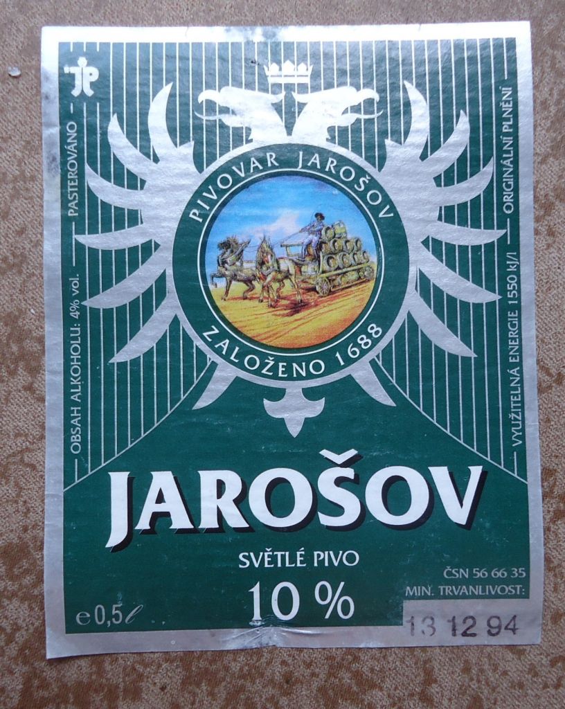 Пивные этикетки JAROSOV  Чехия - фото фото фото 0