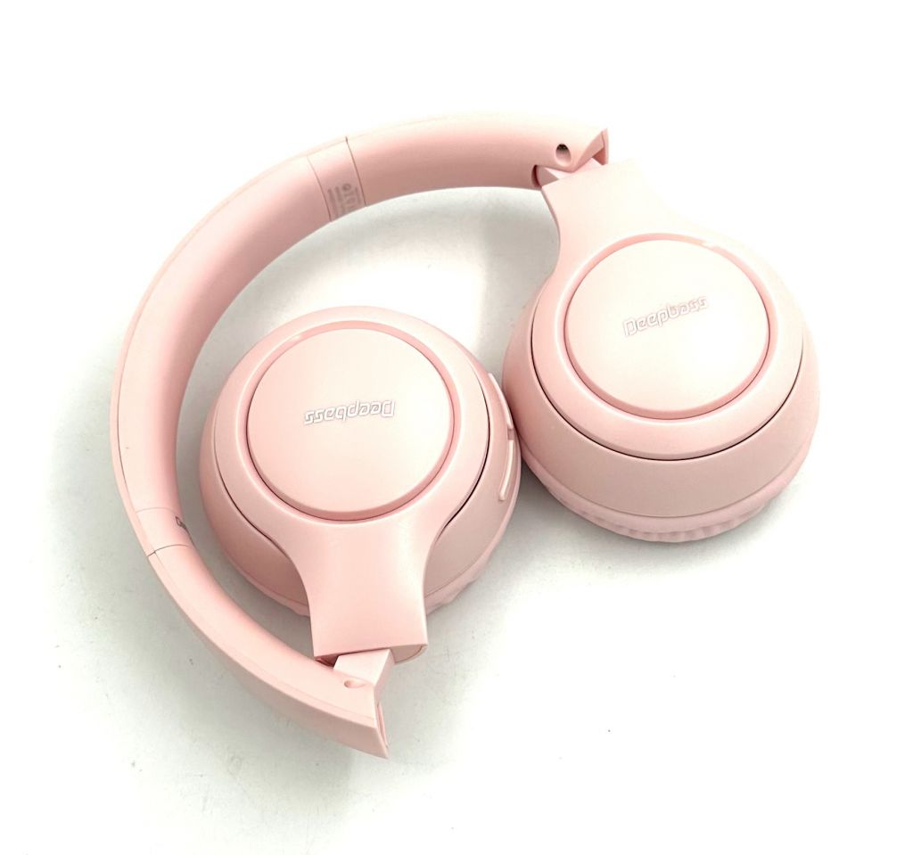Наушники Bluetooth DEEPBASS R12 Розовые - фото фото фото 1