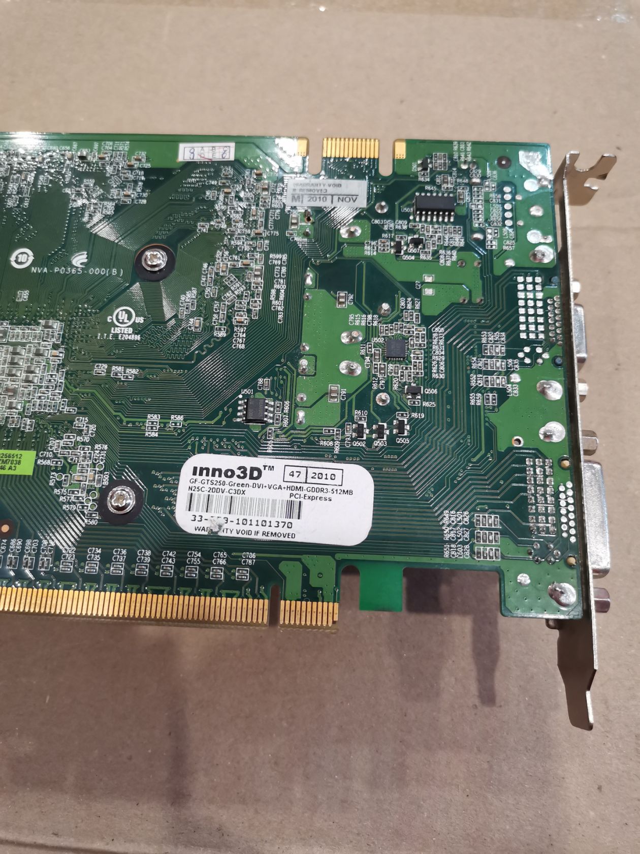 Видеокарта Inno3D GeForce GTS250 512mb GDDR3 PCI-Express 2.0 x16 - фото фото фото 7