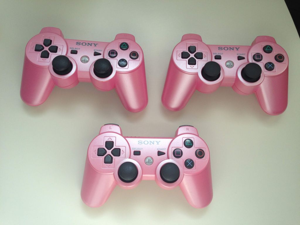 Sony PlayStation 3 DualShock Pink-Original - фото фото фото 14