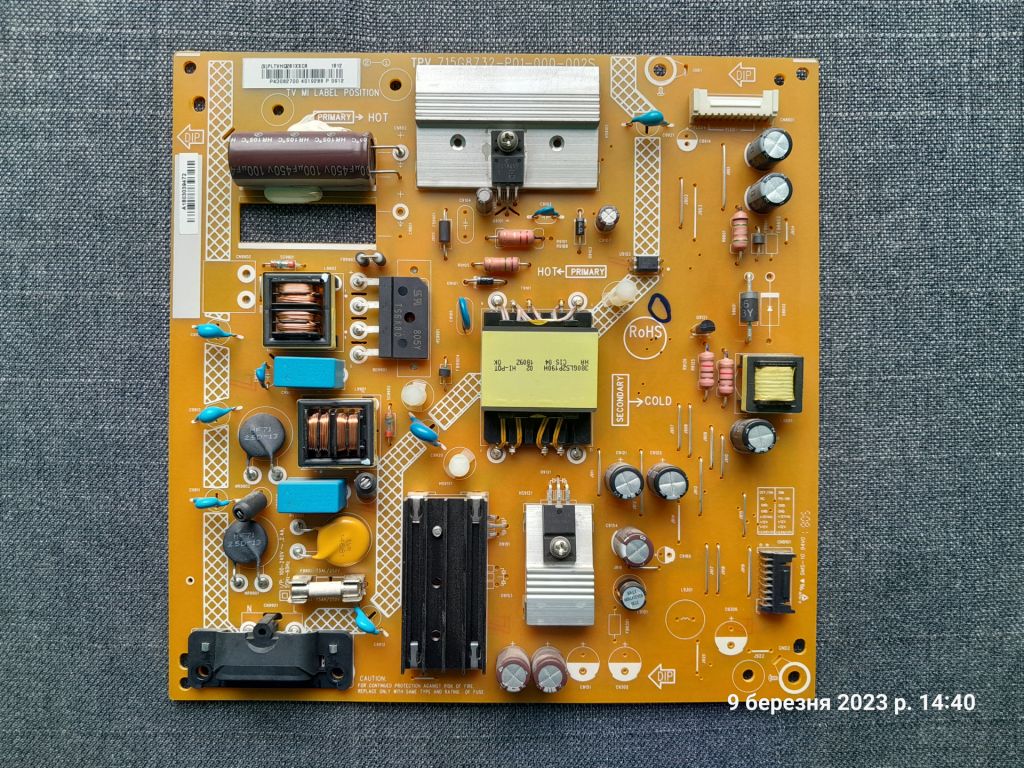 Плата 715G8732-P01-000-002S для Philips 43PFS4132/12 - фото фото фото 0