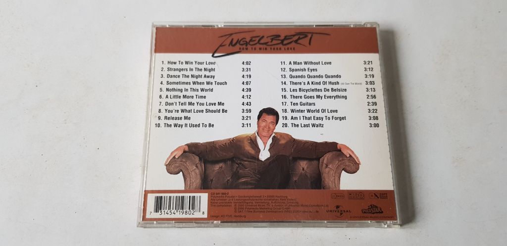 Engelbert Humperdinck How To Win Your Love Best Of CD фірмовий - фото фото фото 1