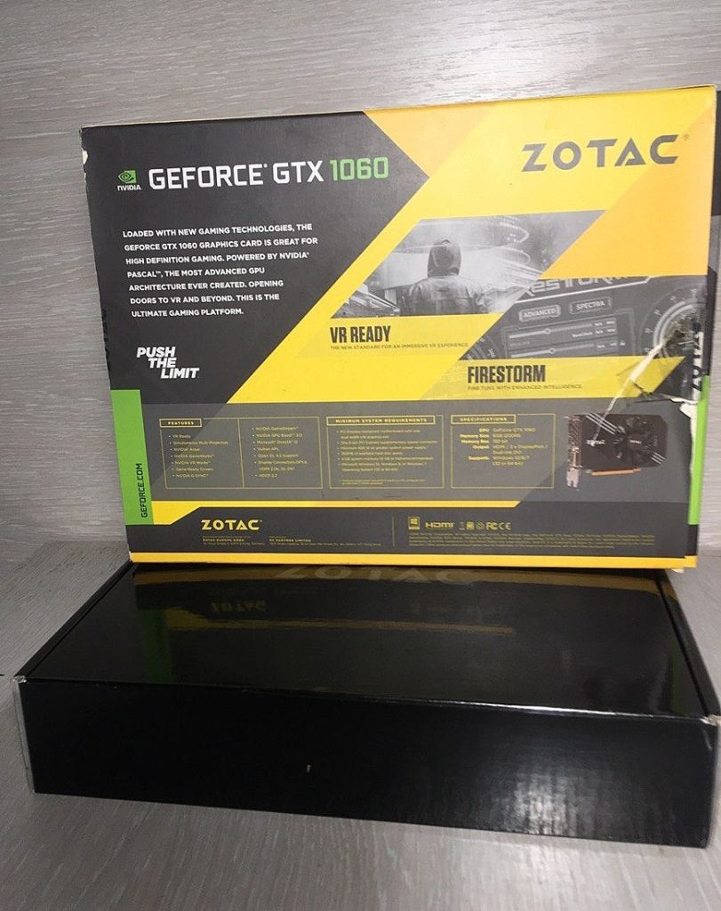⭐ Упаковка от видеокарты ZOTAC GTX GTX 1060 - фото фото фото 1