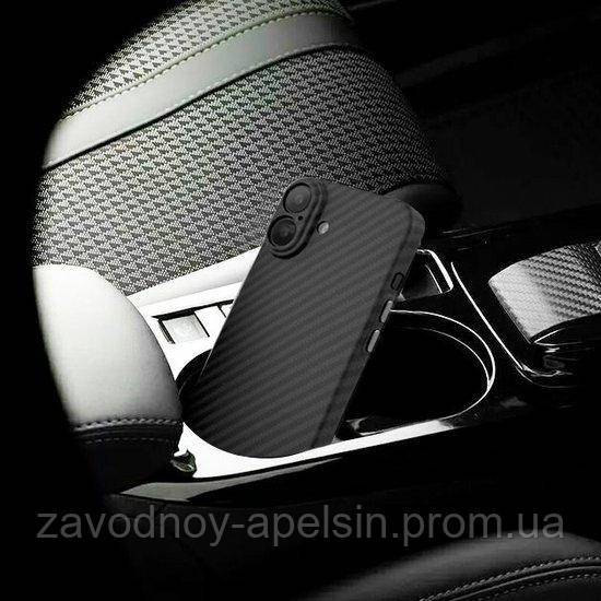 Iphone 17 Ультратонкий чехол Карбон (черный) - фото фото фото 2