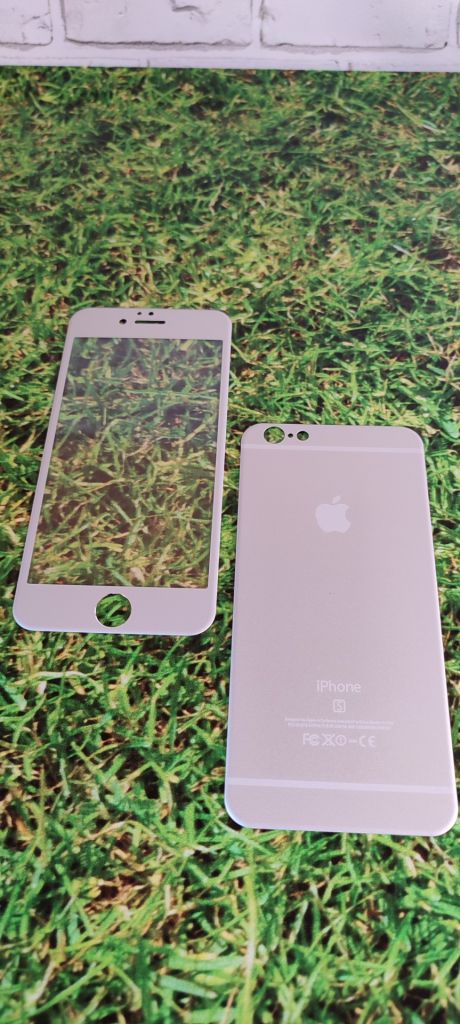 Защитное стекло Metal 3D iPhone 7 silver - фото фото фото 1
