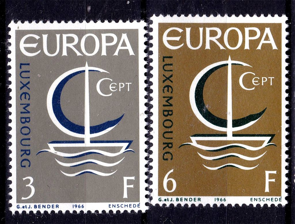 Люксембург  1966 г  MNH -  EUROPA CEPT - - фото фото фото 0