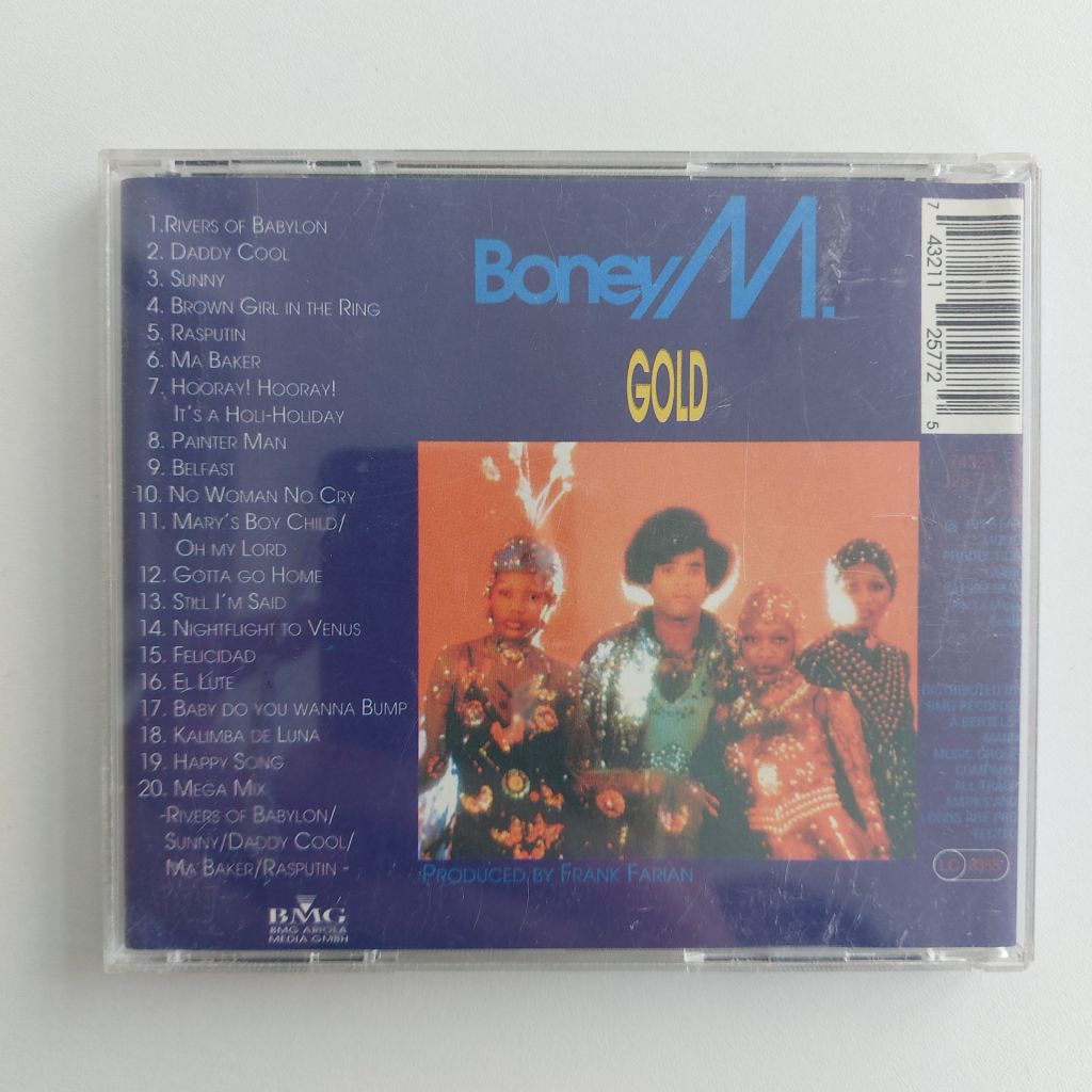 Аудіо CD. Boney M. – Gold - 20 Super Hits - фото фото фото 1