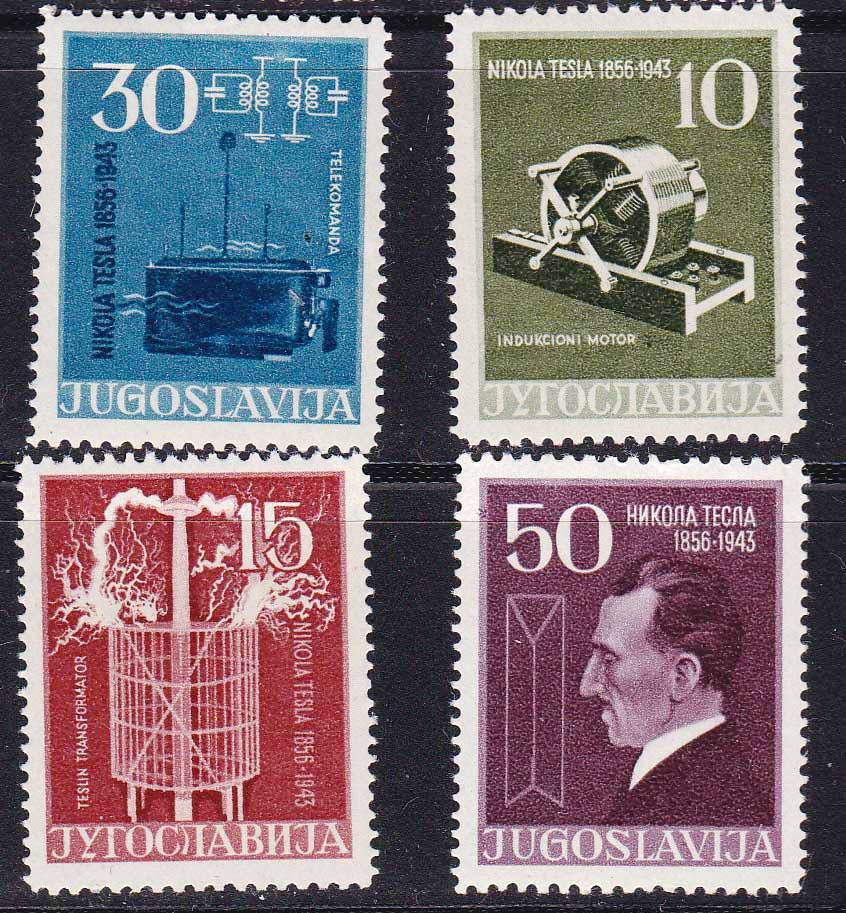 EU Югославия  1956 г MNH Тесла - фото фото фото 0