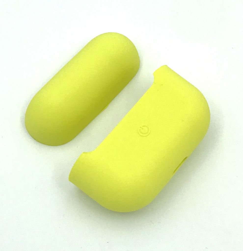 Чехол силиконовый Apple AirPods PRO Yellow - фото фото фото 1