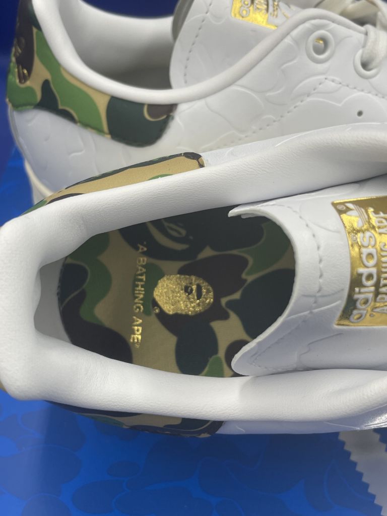 Кроссовки Adidas Stan Smith x BAPE IG1115  (US 9) - фото фото фото 4