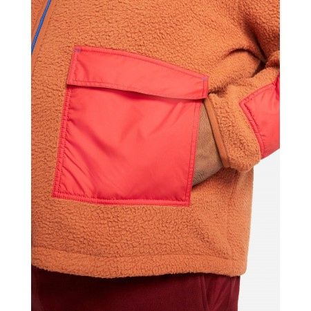 Куртка Nike Fleece Full-Zip Jacket Orange  (DD5021-246) - фото фото фото 4